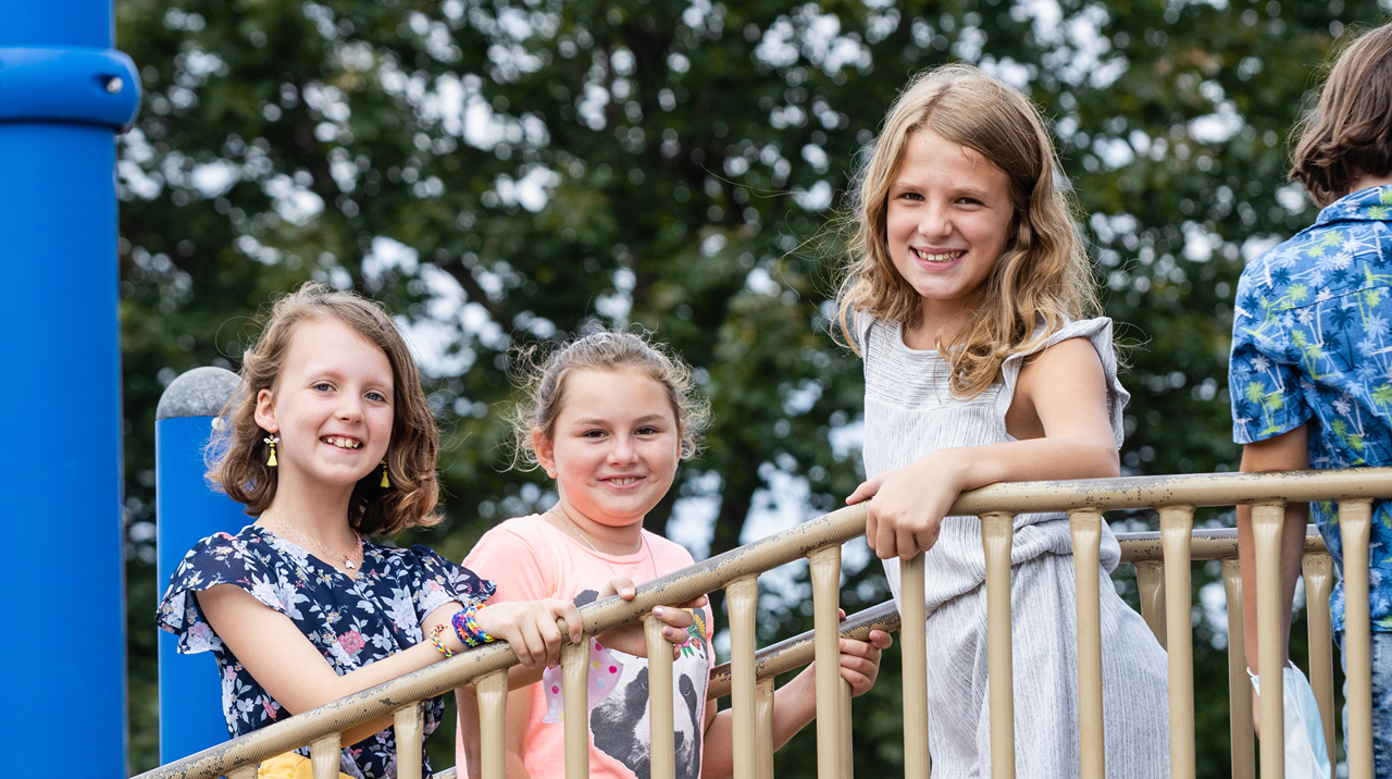 Students at playground