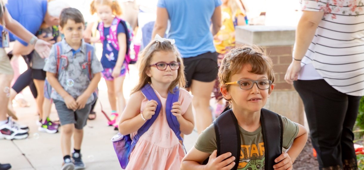 students entering westbrook
