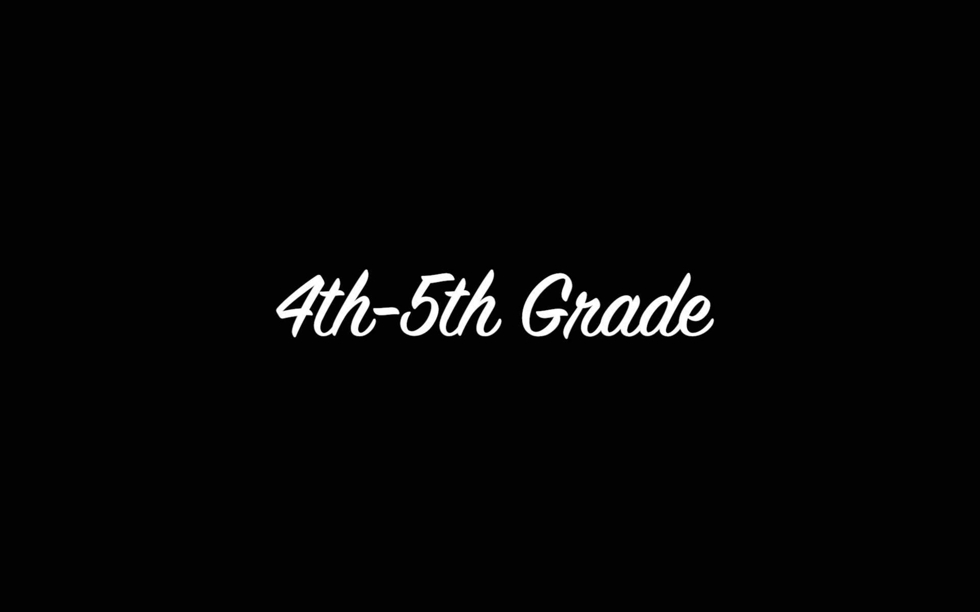 4th-5th Grade