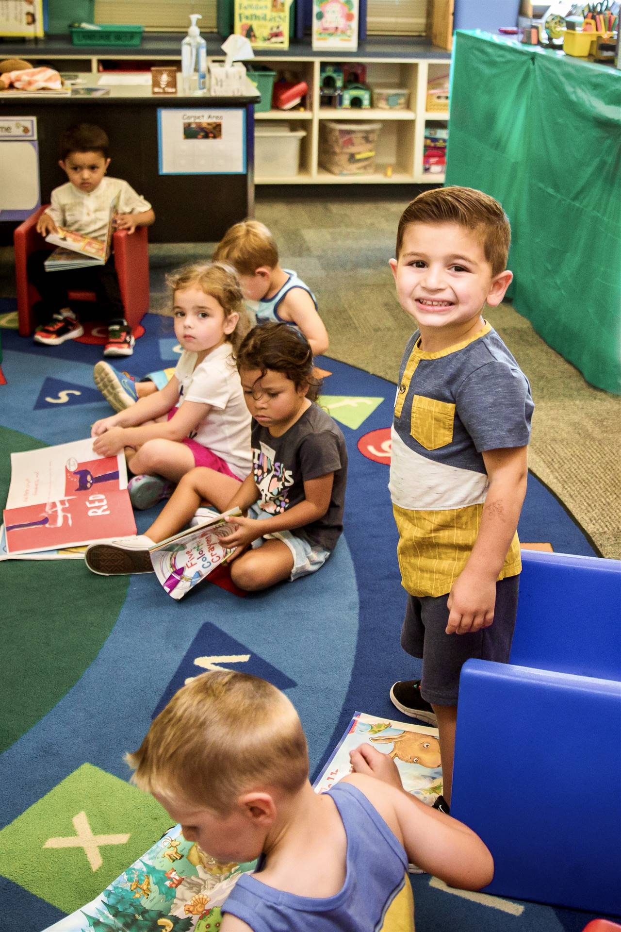 Westbrook students reading