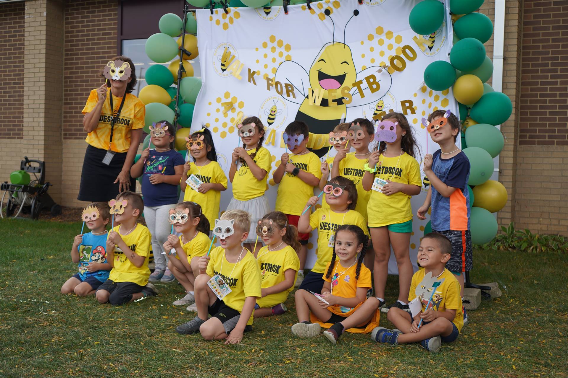 Students at the Walk for Westbrook event.