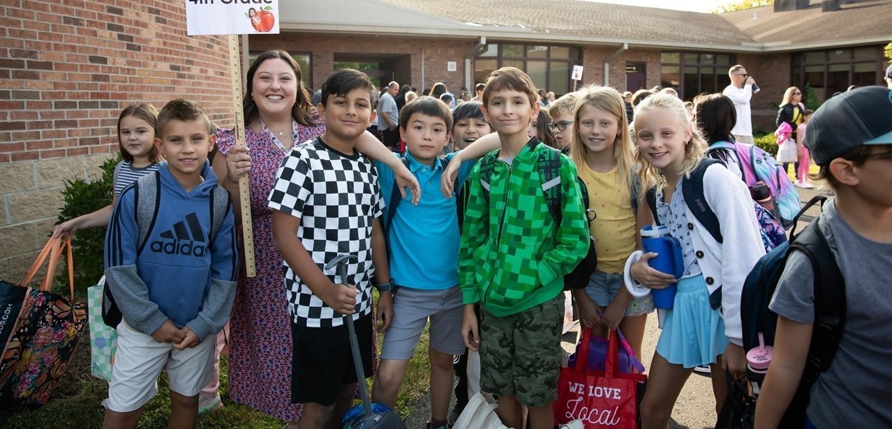 Lions Park students and staff 