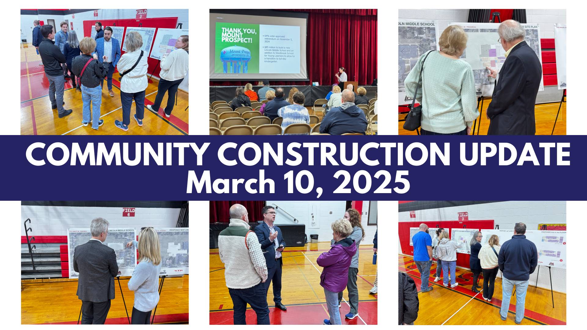 March update on Building Brighter Futures construction campaign to the Board. Community update slide